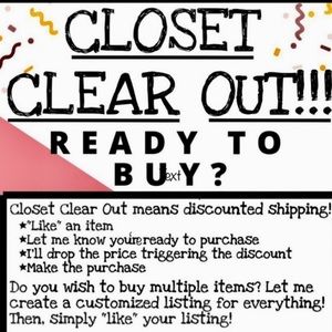 Closet Clear Out